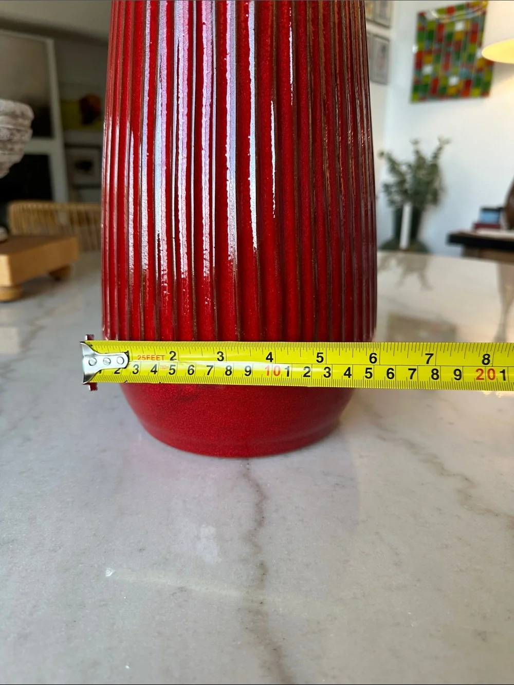 Crate and Barrel ceramic vase